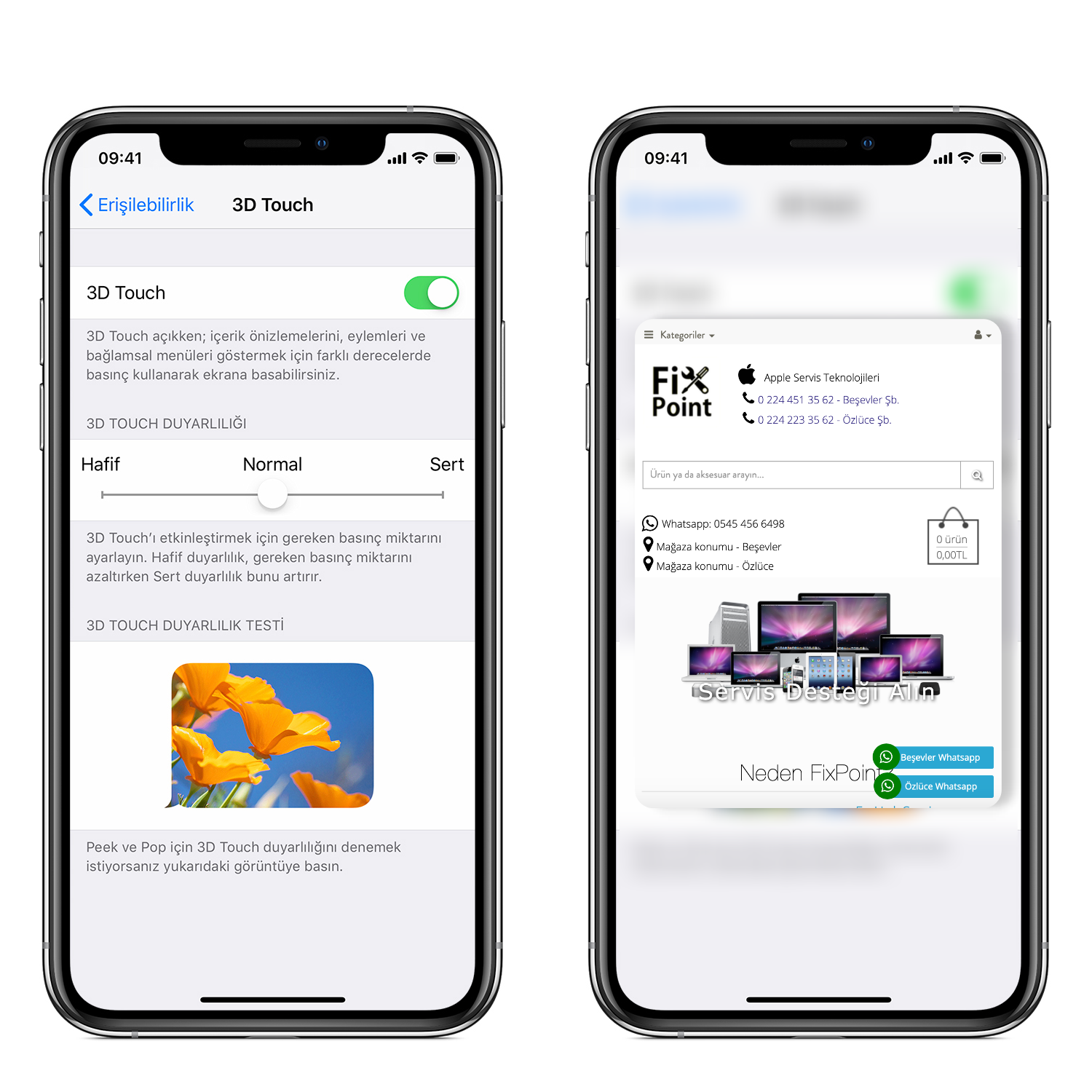iPhone'da 3D Touch Nasıl Açılır Nasıl Kapatılır?